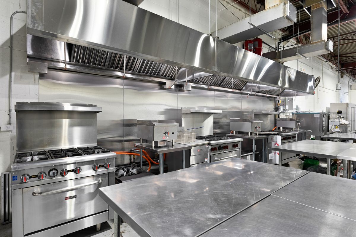 Shared Kitchen Space Hot Prep Area